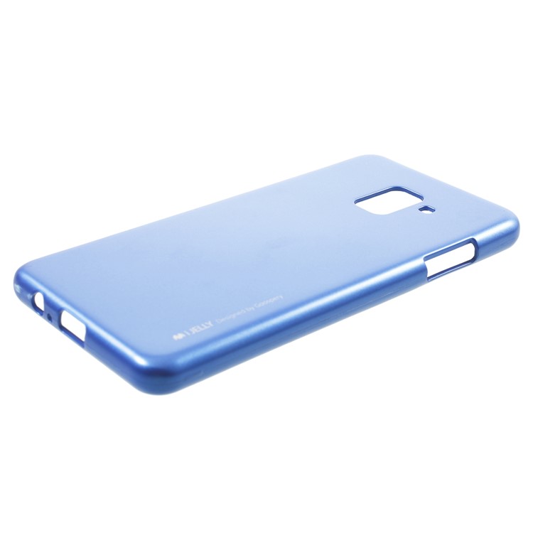 MERCURY GOOSPERY i JELLY Metallic TPU Back Case for Samsung Galaxy A8 (2018) - Blue-2