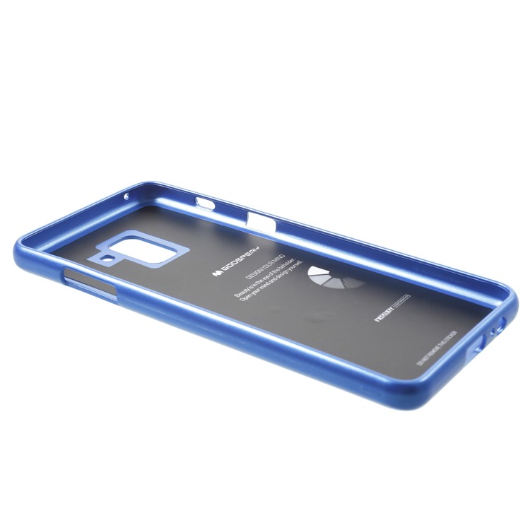 MERCURY GOOSPERY i JELLY Metallic TPU Back Case for Samsung Galaxy A8 (2018) - Blue-3