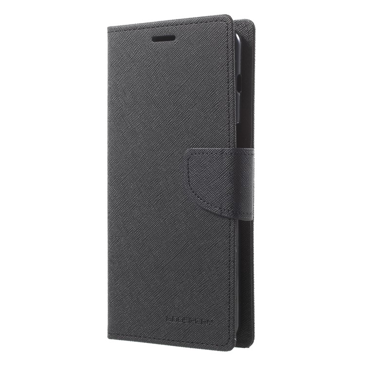 MERCURY GOOSPERY PU Leather Wallet Phone Case for Samsung Galaxy A8 (2018) - Black-3