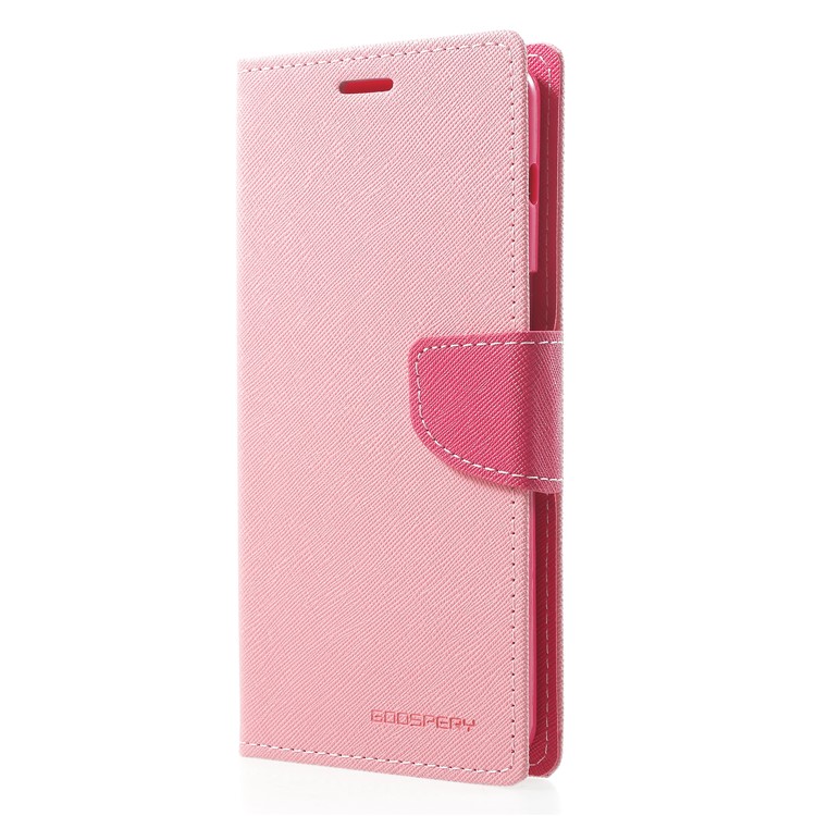 MERCURY GOOSPERY PU Leather Wallet Mobile Phone Cover for Samsung Galaxy A8 (2018) - Pink-3