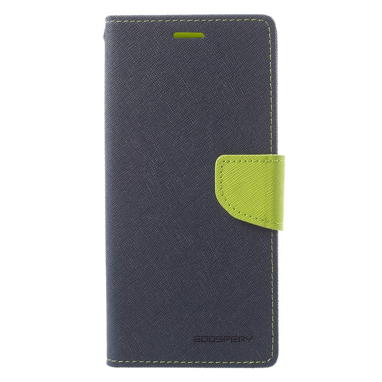MERCURY GOOSPERY PU Leather Wallet Protective Casing for Samsung Galaxy A8 (2018) - Dark Blue-1