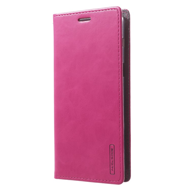 MERCURY GOOSPERY Blue Moon Leather Wallet Shell for Samsung Galaxy A8 (2018) - Rose-3