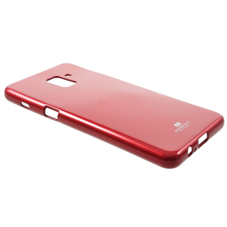 MERCURY GOOSPERY for Samsung Galaxy A8 (2018) Glitter Powder Jelly TPU Case - Red-2