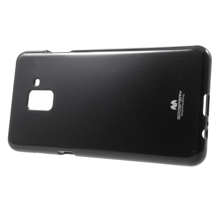 MERCURY GOOSPERY for Samsung Galaxy A8 (2018) Glitter Powder Jelly TPU Cover - Black-2