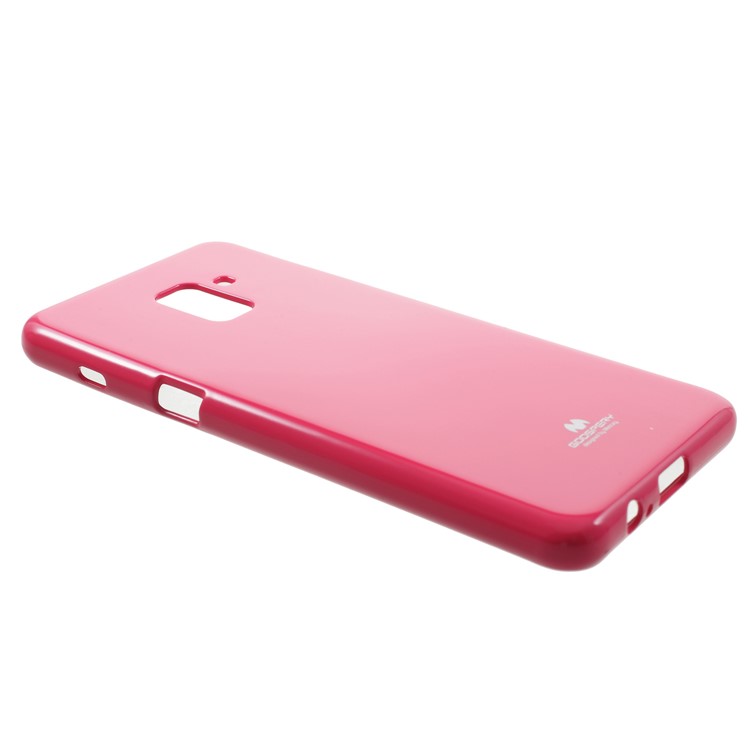 MERCURY GOOSPERY for Samsung Galaxy A8 (2018) Glitter Powder Jelly TPU Mobile Case - Rose-2