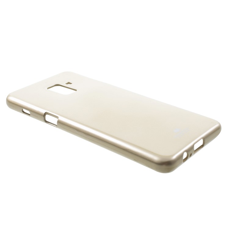 MERCURY GOOSPERY for Samsung Galaxy A8 (2018) Glitter Powder Jelly TPU Phone Case - Gold-2