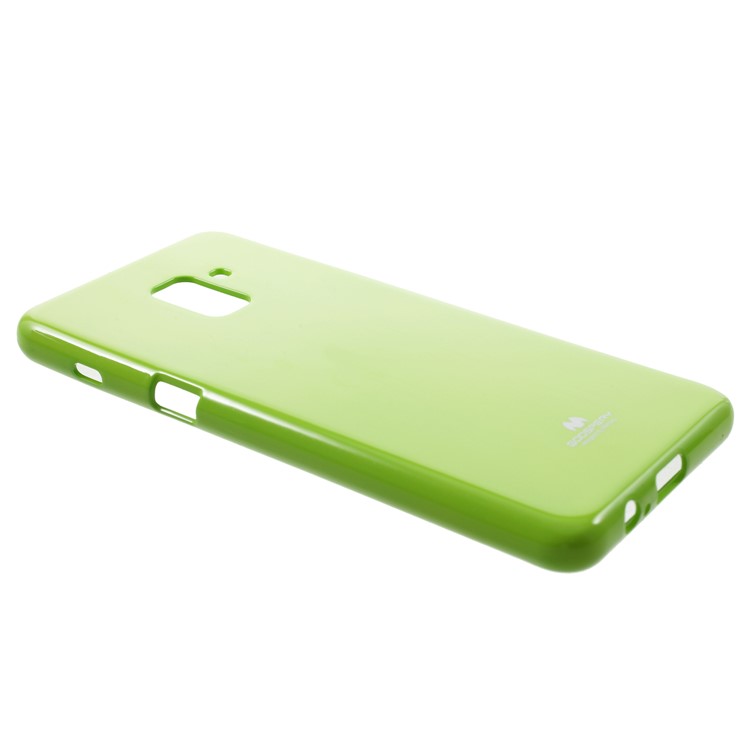 MERCURY GOOSPERY for Samsung Galaxy A8 (2018) Glitter Powder Jelly TPU Phone Cover - Green-2