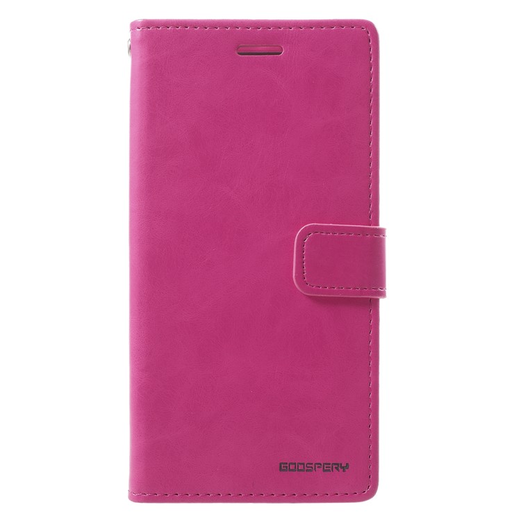 

MERCURY GOOSPERY Blue Moon Leather Magnetic Stand Wallet Casing for Samsung Galaxy A8 (2018) - Rose