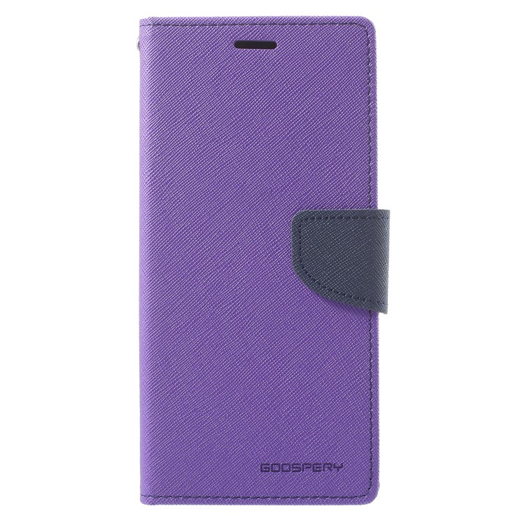 

MERCURY GOOSPERY Fancy Diary Magnetic Leather Wallet Shell Case for Samsung Galaxy A8+ (2018) - Purple