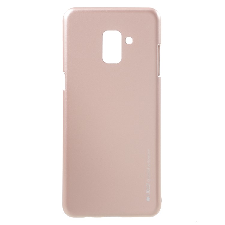 

MERCURY GOOSPERY i JELLY Metallic TPU Cell Phone Case for Samsung Galaxy A8+ (2018) - Rose Gold