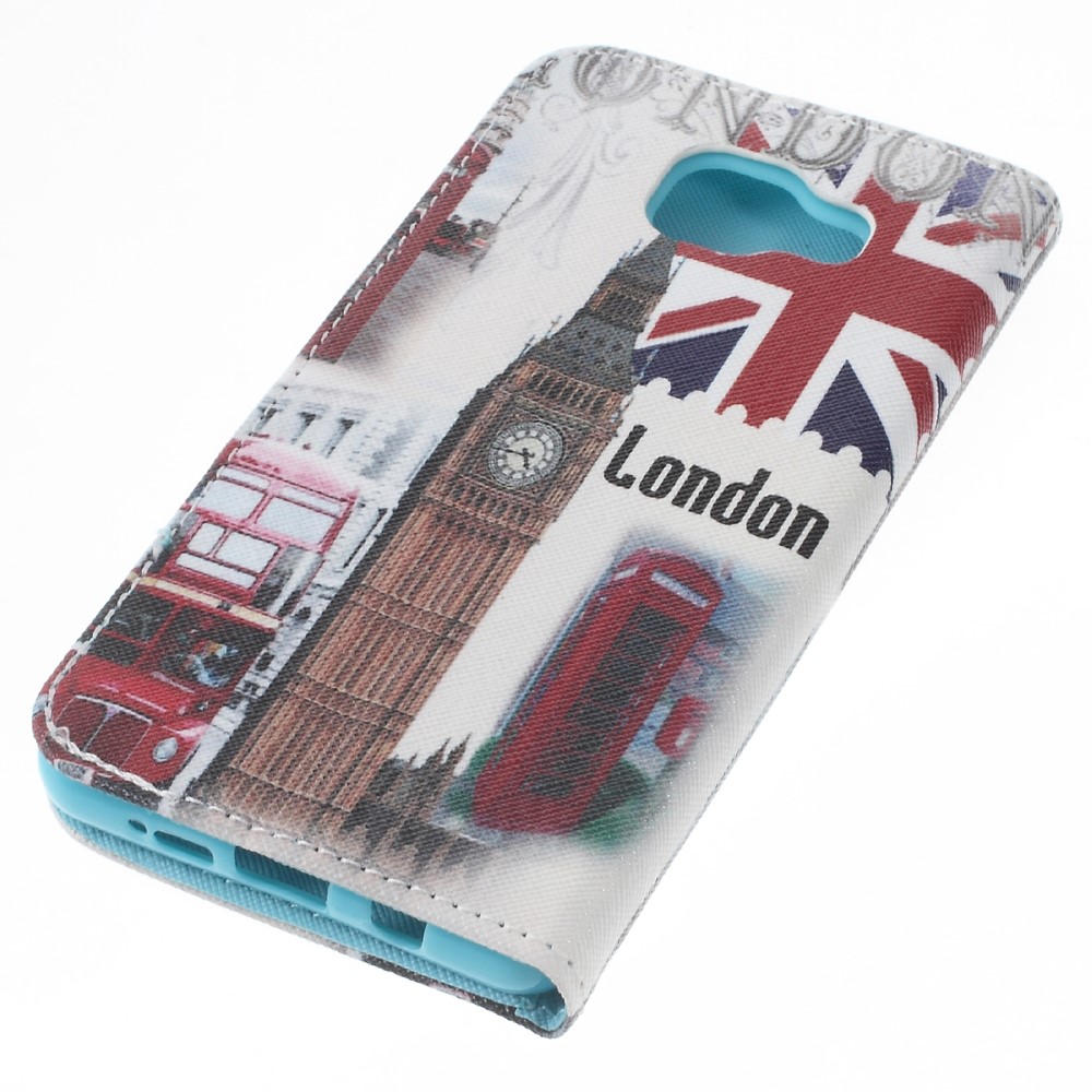 Wallet Leather Phone Case for Samsung Galaxy A5 SM-A510F (2016) - Retro Big Ben-4