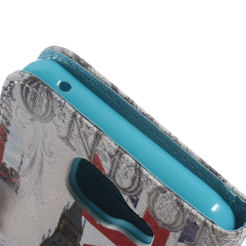 Wallet Leather Phone Case for Samsung Galaxy A5 SM-A510F (2016) - Retro Big Ben-6