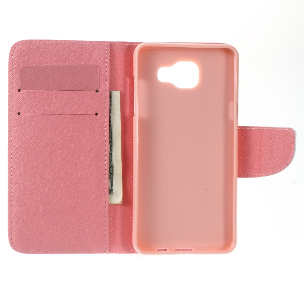 Wallet Leather Stand Case for Samsung Galaxy A5 SM-A510F (2016) - Vivid Butterfly-5