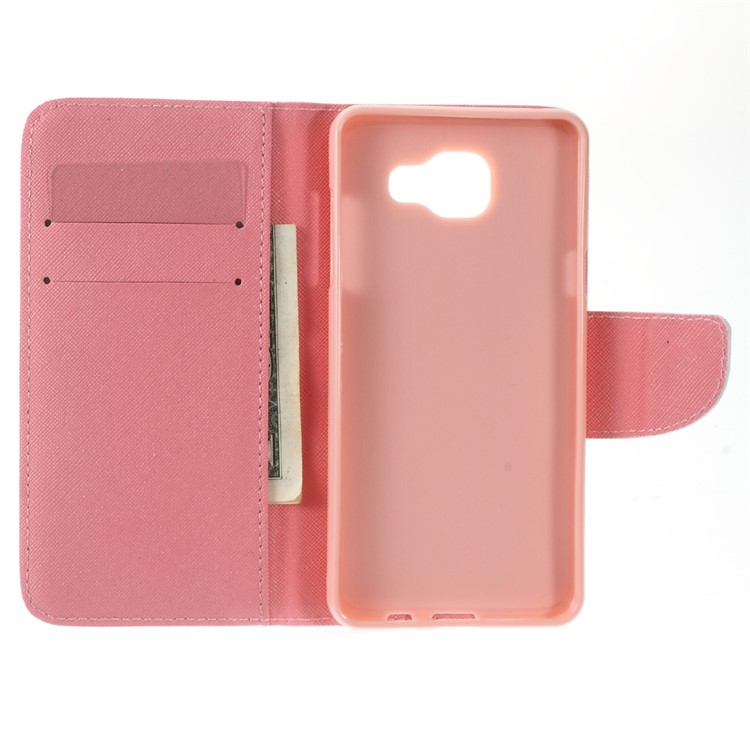 Wallet Leather Stand Case for Samsung Galaxy A5 SM-A510F (2016) - Keep Calm and Sparkle-4
