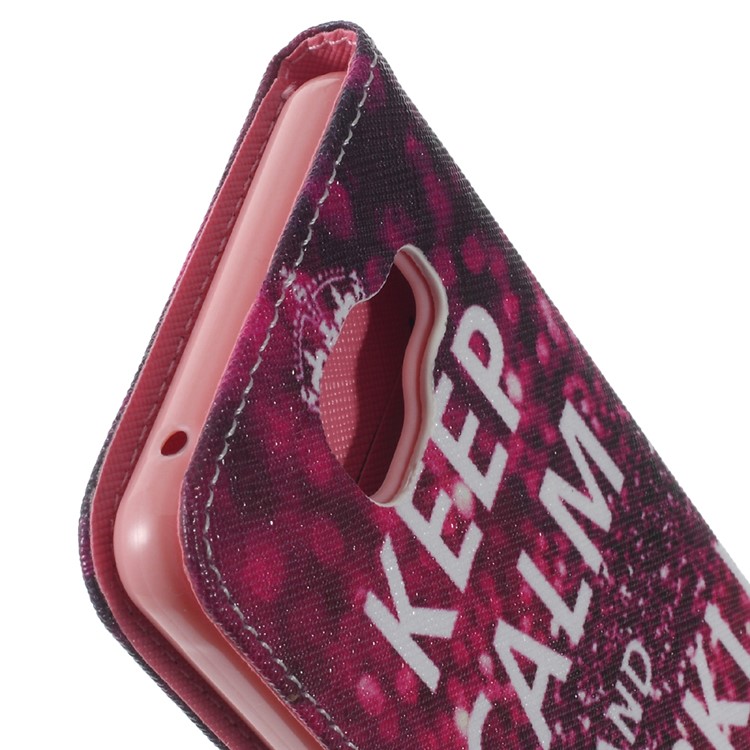 Wallet Leather Stand Case for Samsung Galaxy A5 SM-A510F (2016) - Keep Calm and Sparkle-7