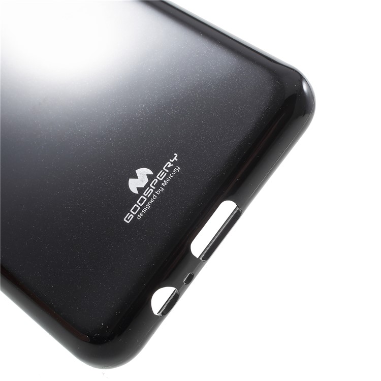 MERCURY GOOSPERY Glitter Powder Jelly TPU Back Cover for Samsung Galaxy A8 (2018) Plus - Black-5
