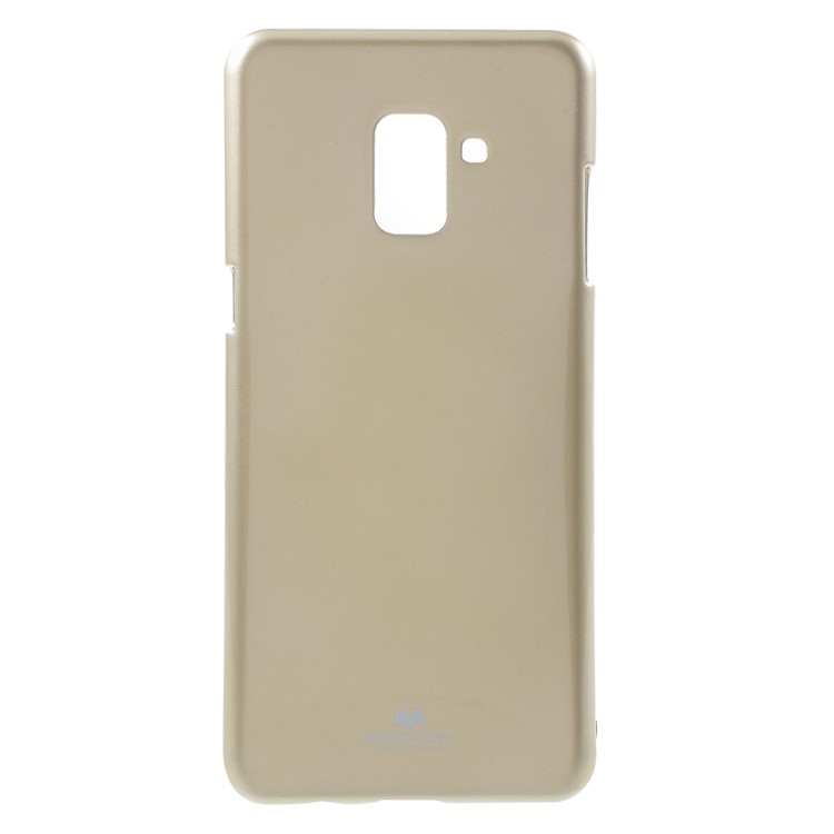 

MERCURY GOOSPERY Glitter Powder Jelly TPU Phone Casing for Samsung Galaxy A8 (2018) Plus - Gold
