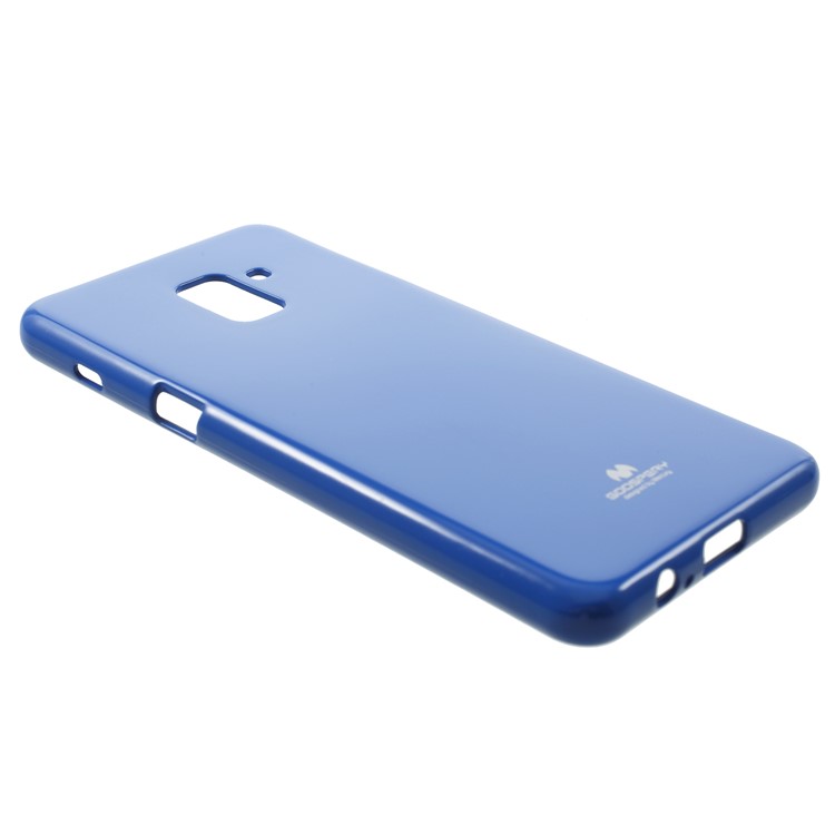 MERCURY GOOSPERY Glitter Powder Jelly TPU Protector Case for Samsung Galaxy A8 (2018) Plus - Blue-2
