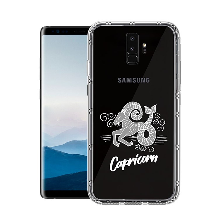 NXE Constellation Pattern PC + TPU Hybrid Phone Case for Samsung Galaxy S9 Plus - Capricorn-1