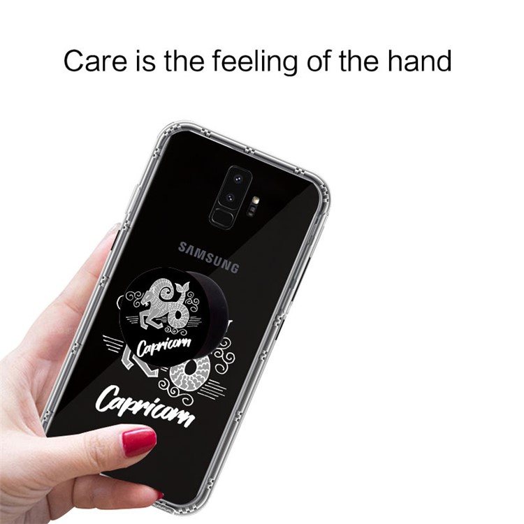 NXE Constellation Pattern PC + TPU Hybrid Phone Case for Samsung Galaxy S9 Plus - Capricorn-4