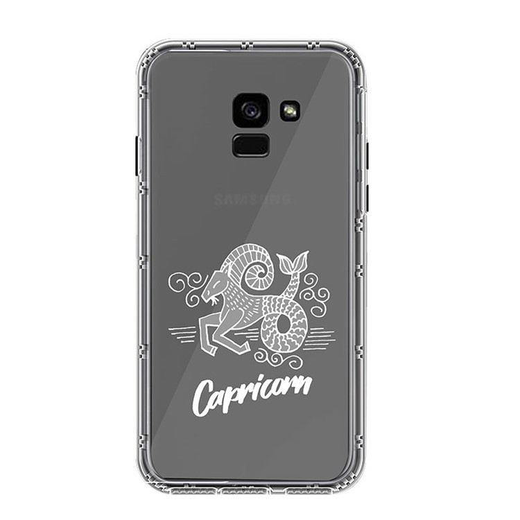 NXE Constellation Series for Samsung Galaxy A8 (2018) TPU + PC Case Mobile Accessory - Capricorn-2
