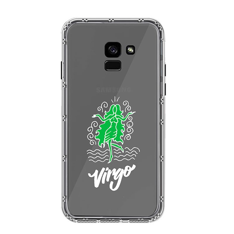 NXE Constellation Series for Samsung Galaxy A8 (2018) TPU + PC Mobile Case Accessory - Virgo-2