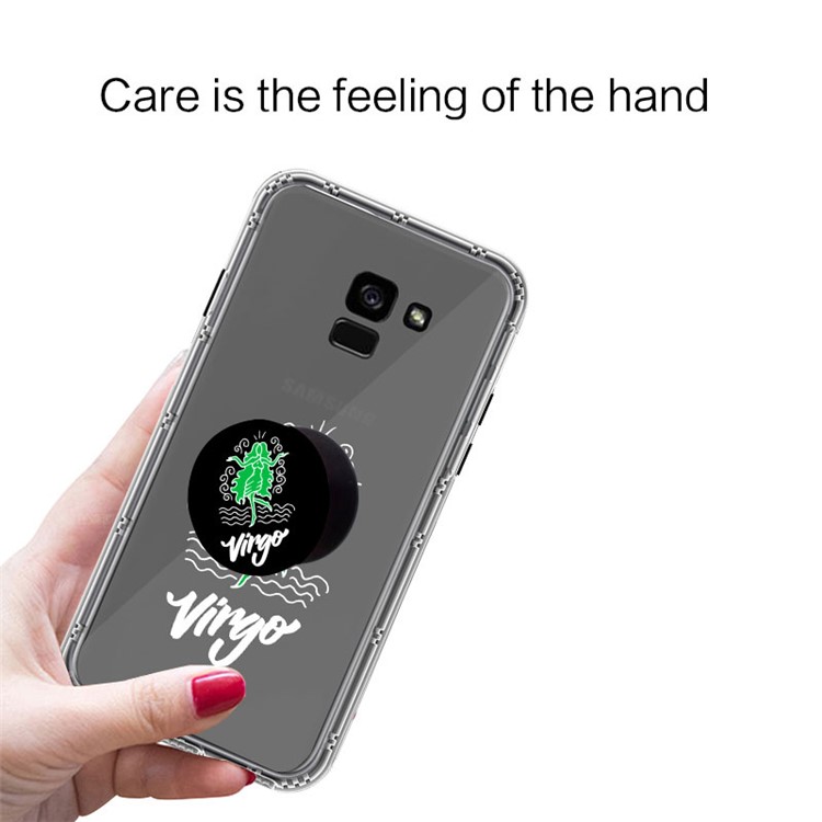 NXE Constellation Series for Samsung Galaxy A8 (2018) TPU + PC Mobile Case Accessory - Virgo-4