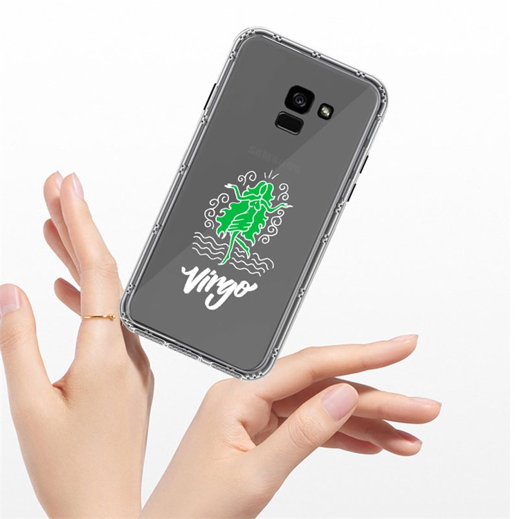 NXE Constellation Series for Samsung Galaxy A8 (2018) TPU + PC Mobile Case Accessory - Virgo-5