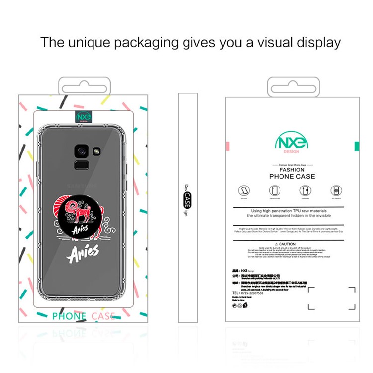 NXE Constellation Series for Samsung Galaxy A8 (2018) TPU + PC Casing - Aries-6