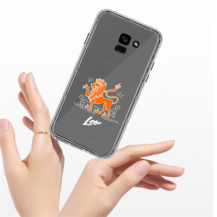 NXE Constellation Series for Samsung Galaxy A8 (2018) TPU + PC Cellphone Case - Leo-6