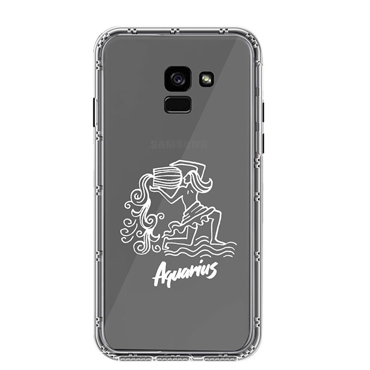 NXE Constellation Series TPU + PC Casing for Samsung Galaxy A8 (2018) - Aquarius-2
