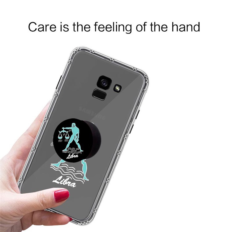 NXE Constellation Series for Samsung Galaxy A8 (2018) TPU + PC Phone Lightweight Cover Shell - Libra-4