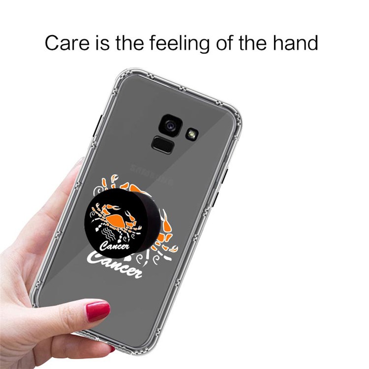 NXE Constellation Series TPU + PC Hybrid Case for Samsung Galaxy A8 Plus (2018) - Cancer-4