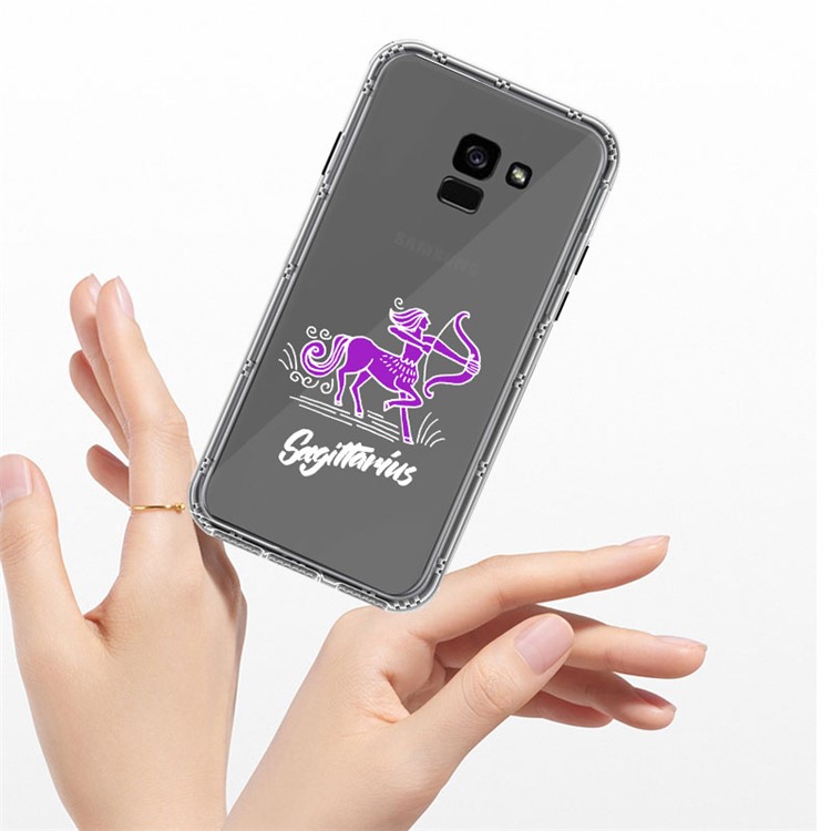 NXE Constellation Series TPU + PC Mobile Casing for Samsung Galaxy A8 Plus (2018) - Sagittarius-5