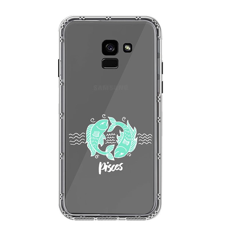 NXE Constellation Series TPU + PC Phone Accessory Case for Samsung Galaxy A8 Plus (2018) - Pisces-2