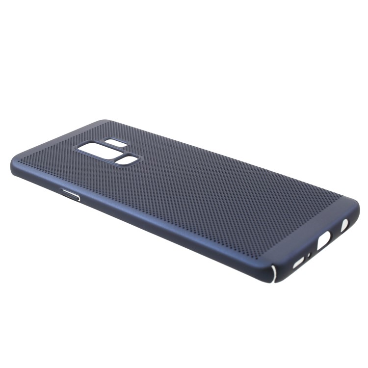Hollow Mesh Heat Dissipation PC Cellphone Case for Samsung Galaxy S9 Plus G965 - Blue-2