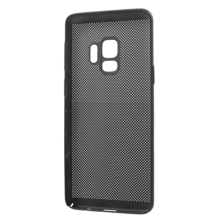 For Samsung Galaxy S9 Hollow Mesh Heat Dissipation PC Cover - Black-5