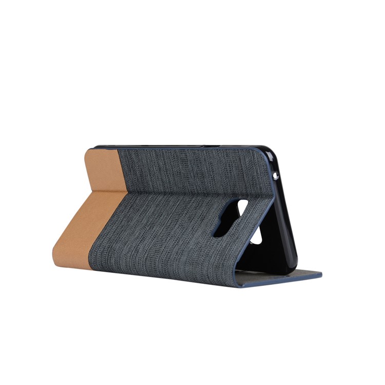 Two-color Leather Stand Case for Samsung Galaxy A3 SM-A310F (2016) - Dark Grey-3