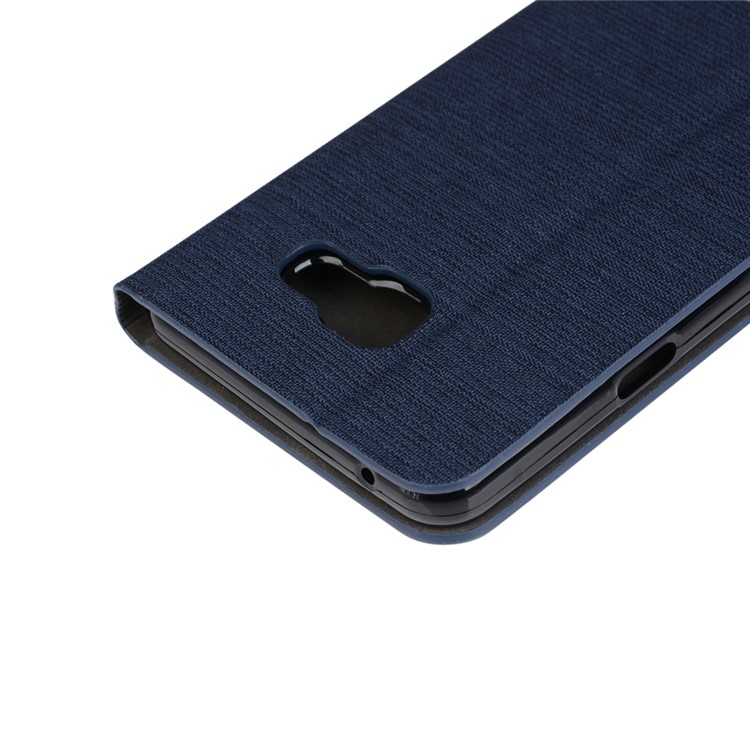 Two-color Leather Stand Case Cover for Samsung Galaxy A3 SM-A310F (2016) - Dark Blue-7