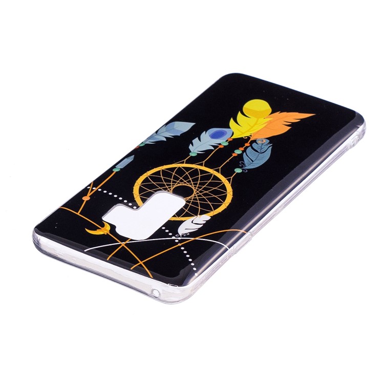 For Samsung Galaxy S9 Plus G965 Noctilucent Patterned IMD Soft TPU Gel Case - Dream Catcher-3