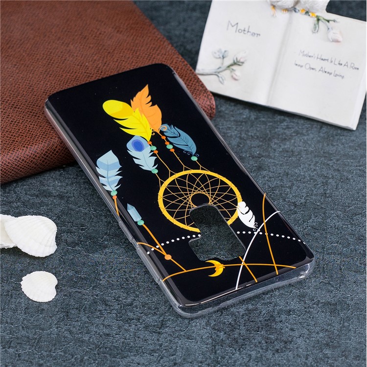 For Samsung Galaxy S9 Plus G965 Noctilucent Patterned IMD Soft TPU Gel Case - Dream Catcher-6