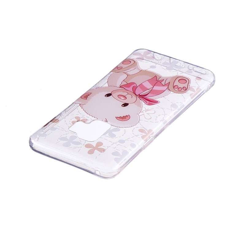 Patterned IMD Soft TPU Back Case for Samsung Galaxy S9 - Cute Bear-3