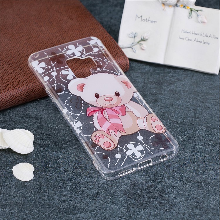 Patterned IMD Soft TPU Back Case for Samsung Galaxy S9 - Cute Bear-4