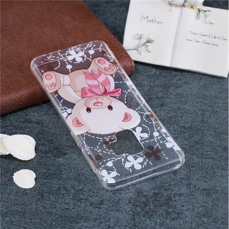 Patterned IMD Soft TPU Back Case for Samsung Galaxy S9 - Cute Bear-5
