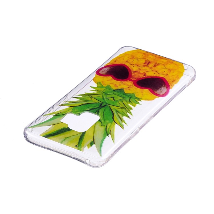 Patterned IMD Soft TPU Back Phone Case for Samsung Galaxy S9 - Pineapple-3
