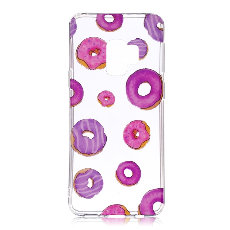 Pattern Printing IMD Soft TPU Protector Cover for Samsung Galaxy S9 - Doughnuts-1