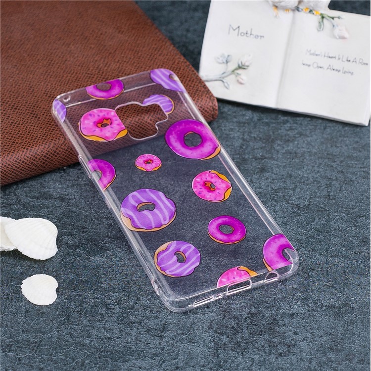 Pattern Printing IMD Soft TPU Protector Cover for Samsung Galaxy S9 - Doughnuts-4