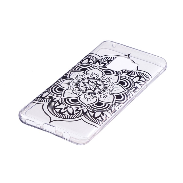 Patterned IMD Soft TPU Back Case for Samsung Galaxy S9 - Mandala Flower-2