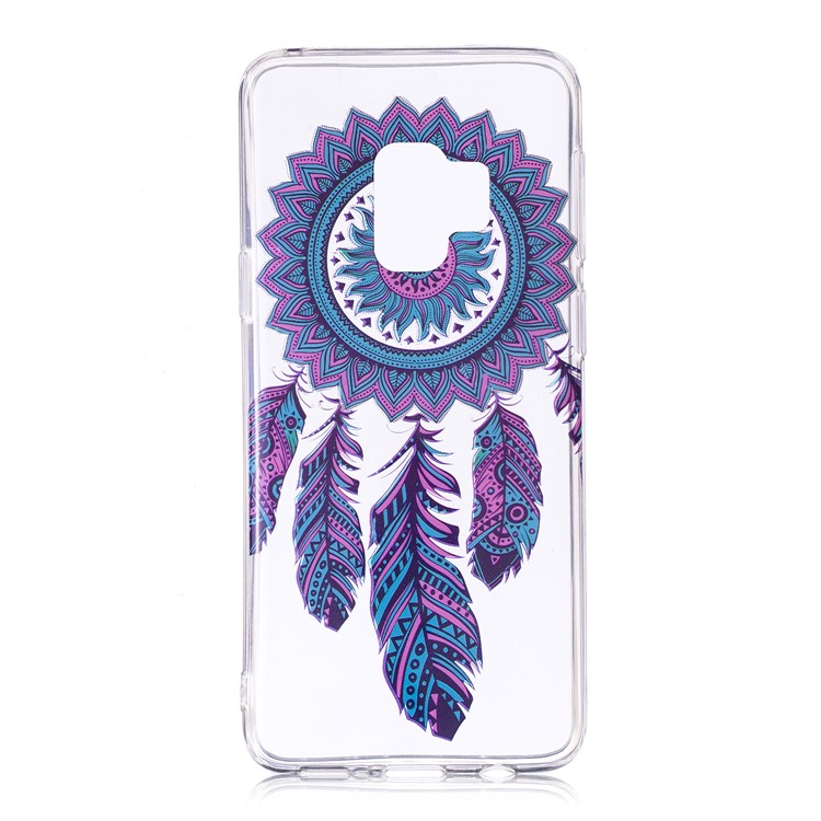 Patterned IMD Soft TPU Mobile Phone Cover for Samsung Galaxy S9 - Tribal Dream Catcher-1