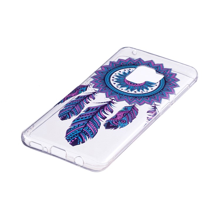 Patterned IMD Soft TPU Mobile Phone Cover for Samsung Galaxy S9 - Tribal Dream Catcher-2